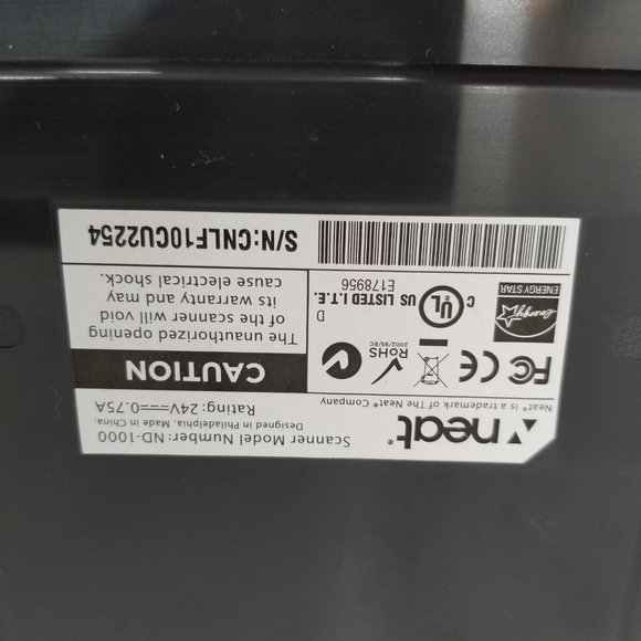 Neat Desk Document Scanner Digital Filing System ND-1000 Black - Picture 4 of 6